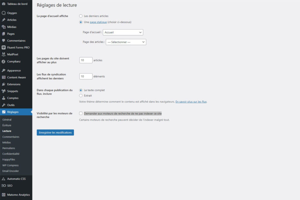 Les reglages seo de base dans wordpress